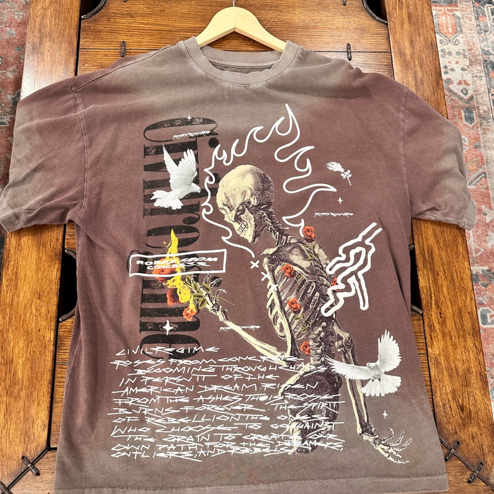 Graphic Brown Tee